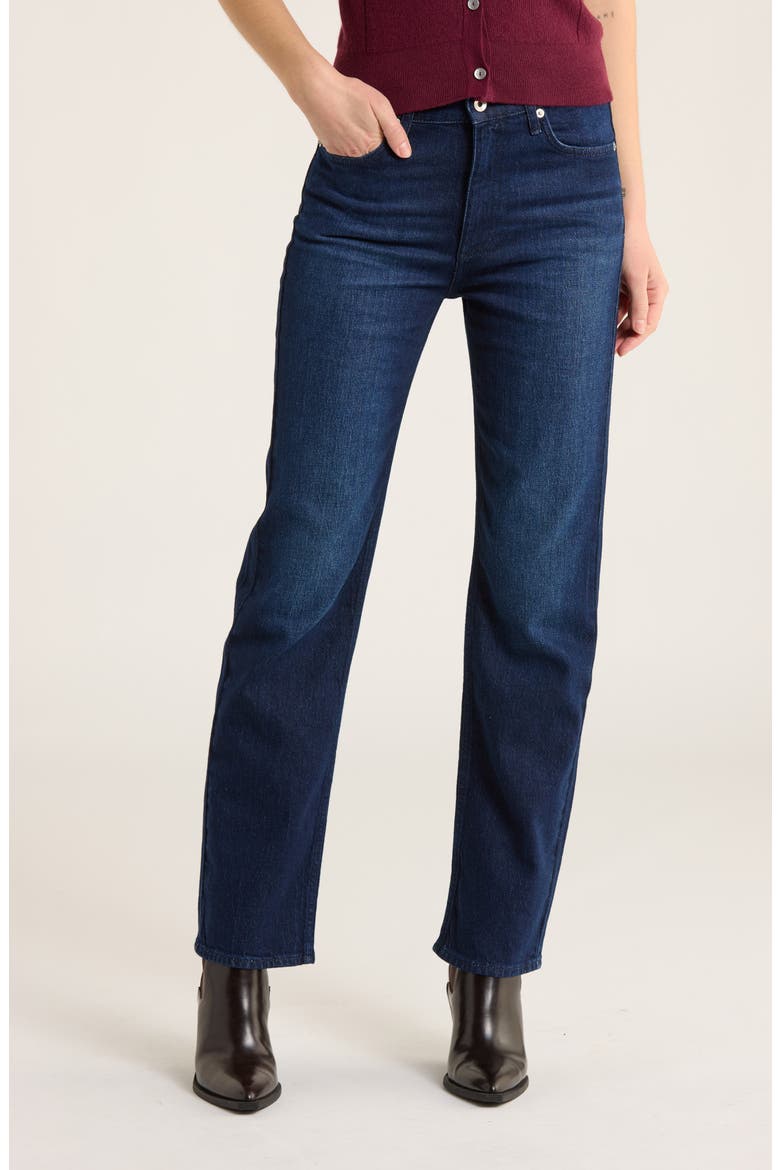 Hattie Mid Rise Straight Leg Jeans, Main, color, FAIRBURN
