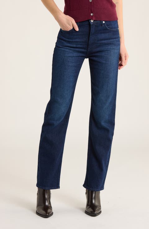 Hattie Mid Rise Straight Leg Jeans (Fairburn)