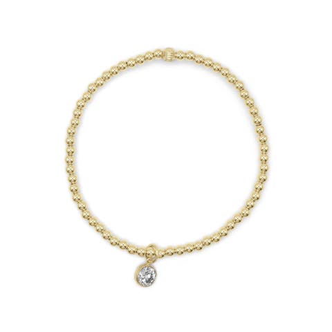 Crystal Gold Filled Beaded Bracelet