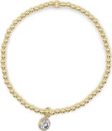 Bowood Lane Crystal Gold Filled Beaded Bracelet