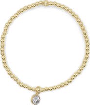 Bowood Lane Crystal Gold Filled Beaded Bracelet