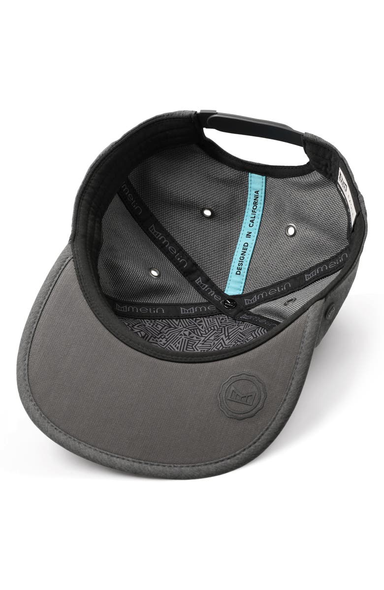 Melin Eagle Hydro 6-Panel Snapback Ball Cap, Alternate, color, Heather Charcoal