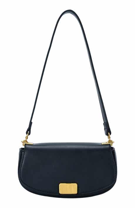 Rachel Zoe Rib Buckle Shoulder Bag