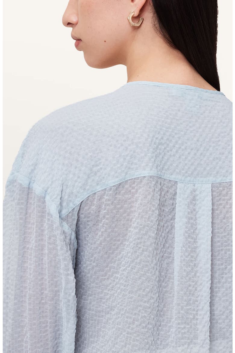 Penny Textured Top, Alternate, color, PLEIN AIR BLUE