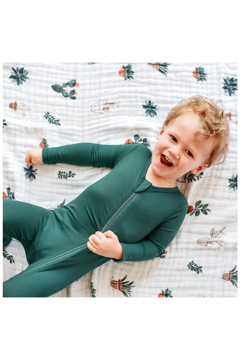 Zip-Up Footie, Alternate, color, EMERALD
