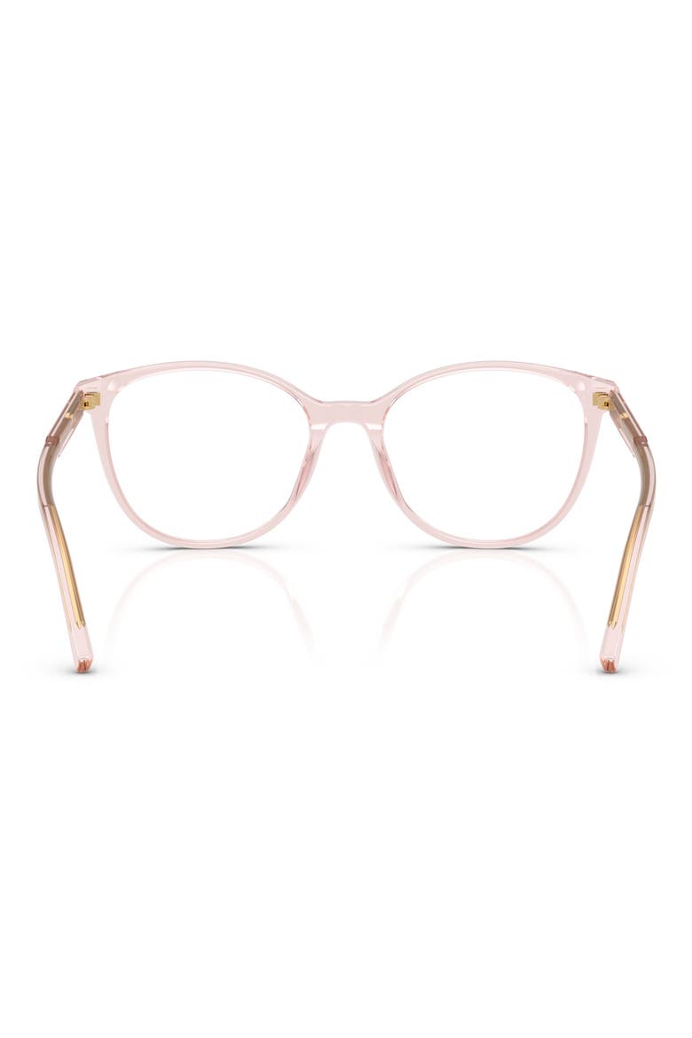 52mm Butterfly Optical Glasses, Alternate, color, TRANSPARENT ROSE / DEMO LENS