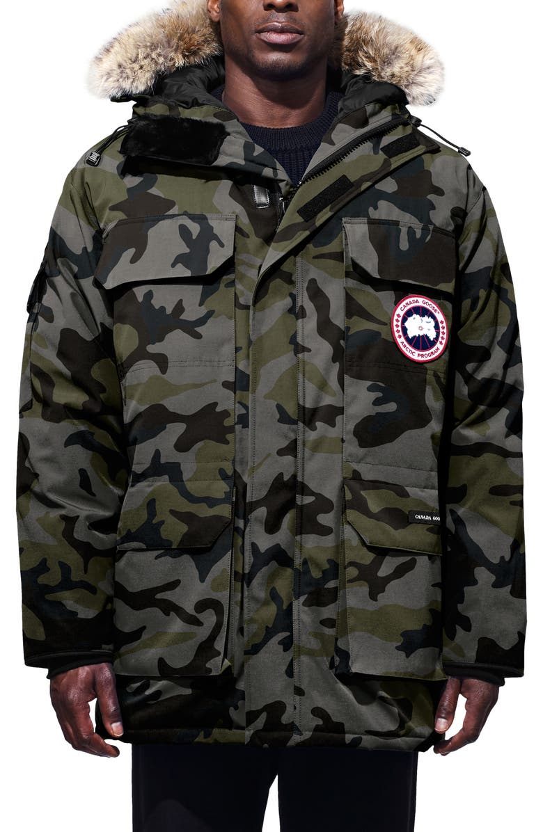 Canada Goose Expedition Extreme Weather 625 Fill Power Down Parka with Genuine Coyote Fur Trim, Main, color,