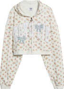 BOYS LIE Alex Sunshine & Bows Crop Zop Hoodie