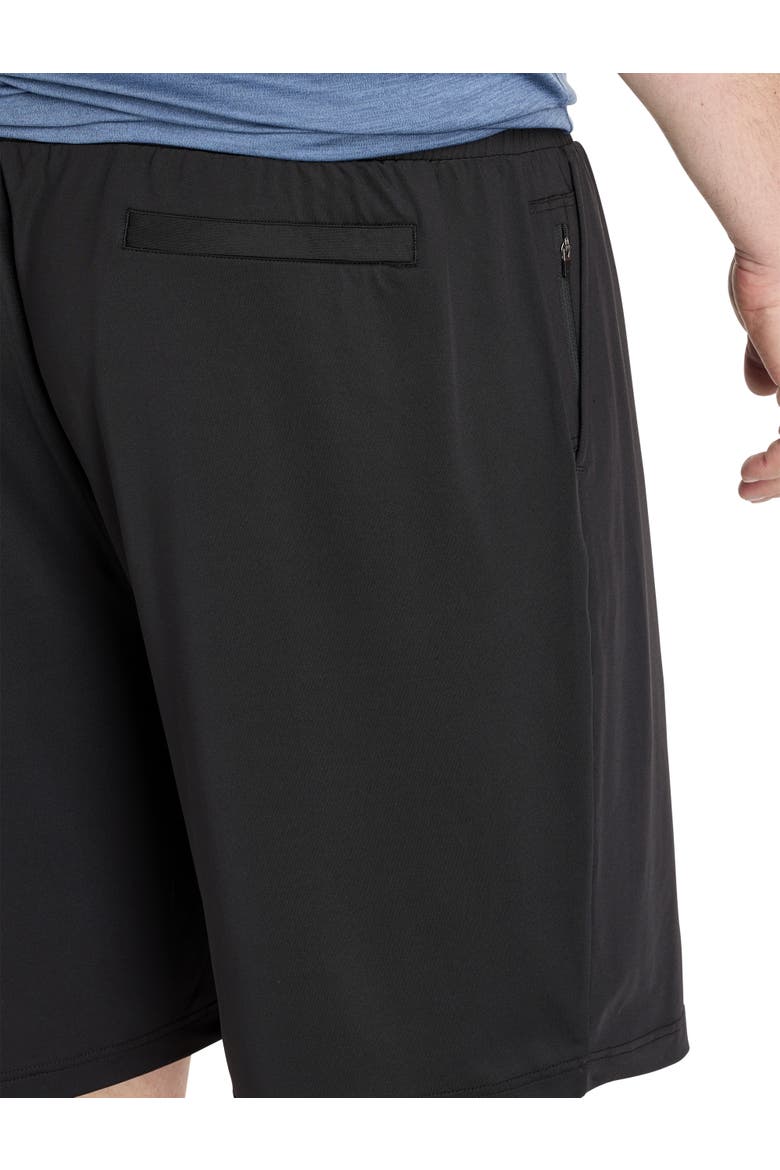 Big & Tall Performance Shorts, Alternate, color, BLACK SOLID