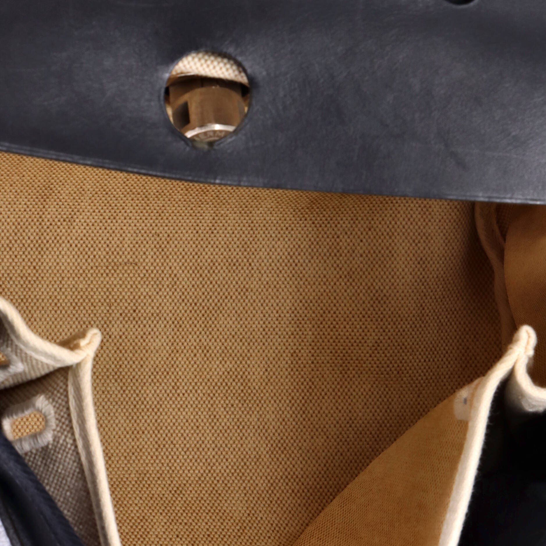 Herbag Toile and Leather PM, Alternate, color, Black