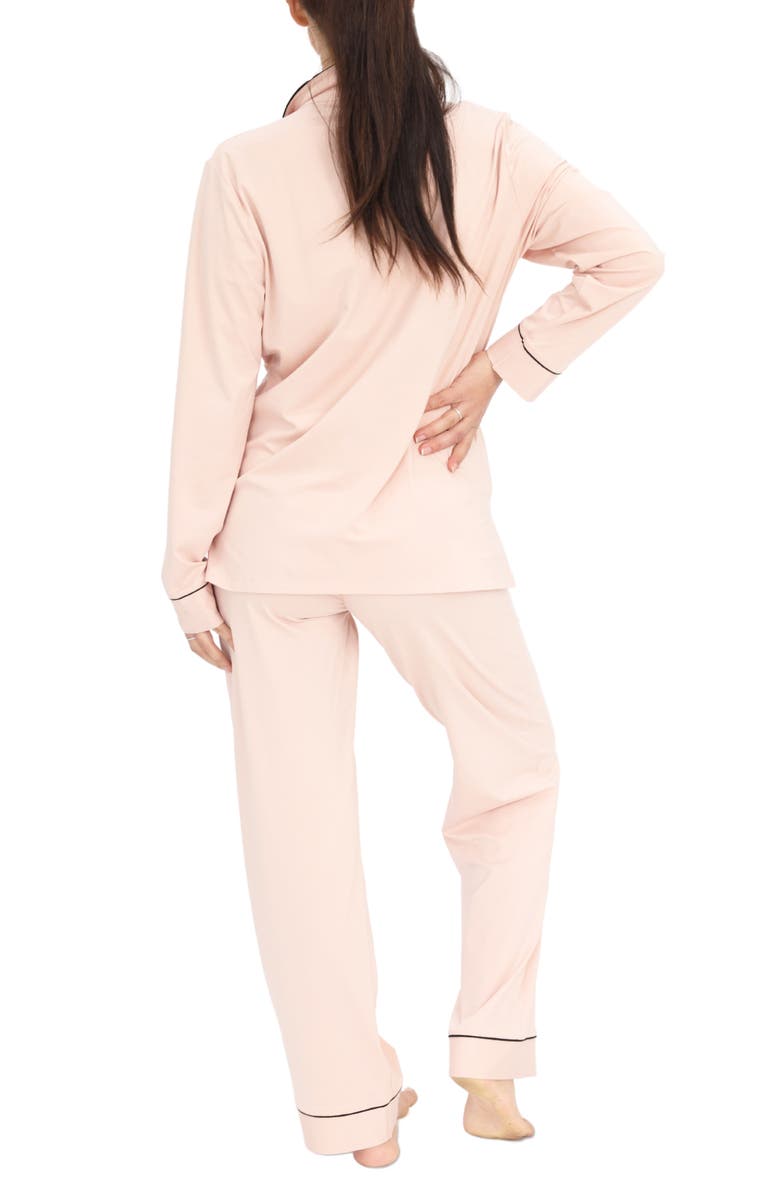 Angel Maternity Button Front Maternity Pajamas, Alternate, color,