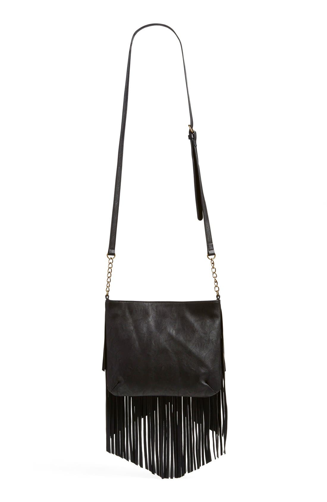 BP. Layered Fringe Crossbody Bag, Alternate, color, 