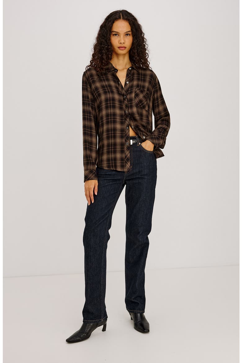 Hunter Shirt, Alternate, color, ALMOND BLACK