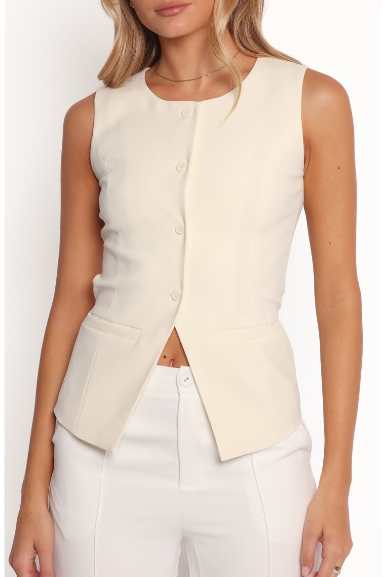 Respah Vest Top, Alternate, color, CREAM