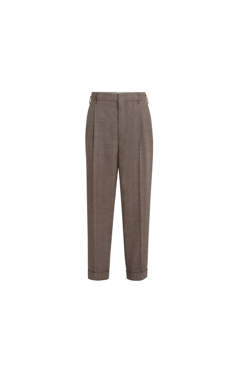 Brunello Cucinelli Chevron trousers, Alternate, color, Hazelnut