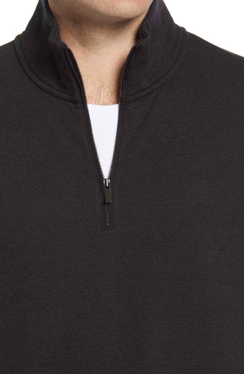 Nordstrom Men's Space Dye Quarter Zip Pullover, Alternate, color,