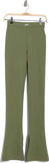 Sleek Split Cuff Flare Leggings