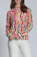 APNY Ruffle Placket Top