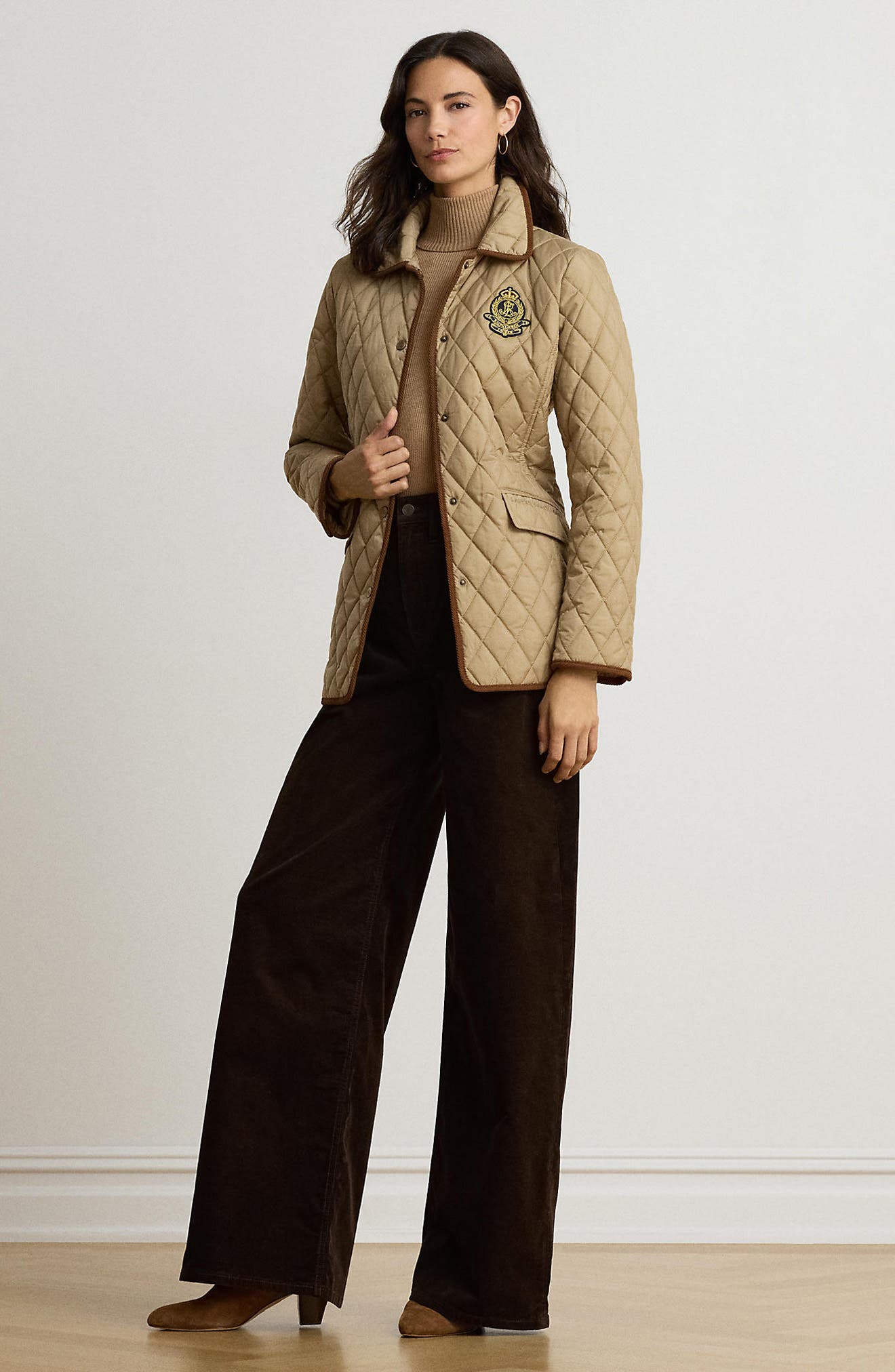 Женские куртки Lauren Ralph Lauren Butterpile Crest Quilted Jacket — фото 4