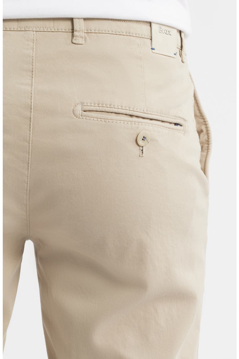 Fabio IDX Flat Front Modern Fit Cotton Blend Chinos, Alternate, color, IVORY