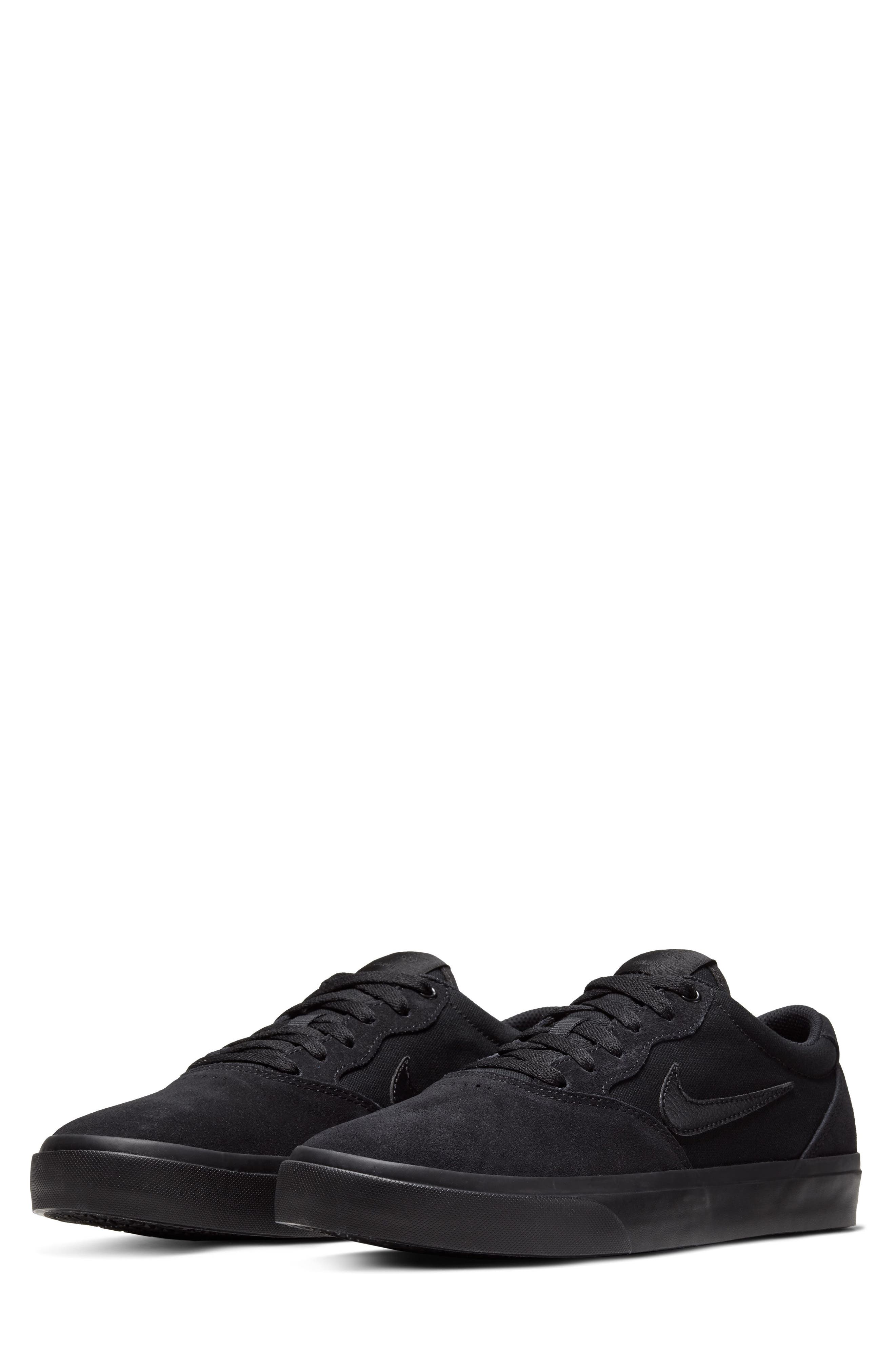 SB Chron Solarsoft Skateboarding Sneaker, Main, color, BLACK/ BLACK/ BLACK
