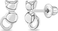 In Season Jewelry Kitty Cat Earrings