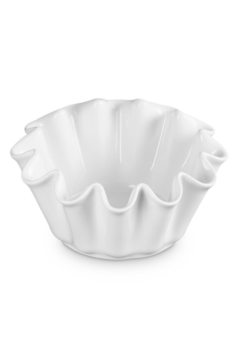 Le Creuset Ruffle Brioche Baker Pan, Alternate, color, White