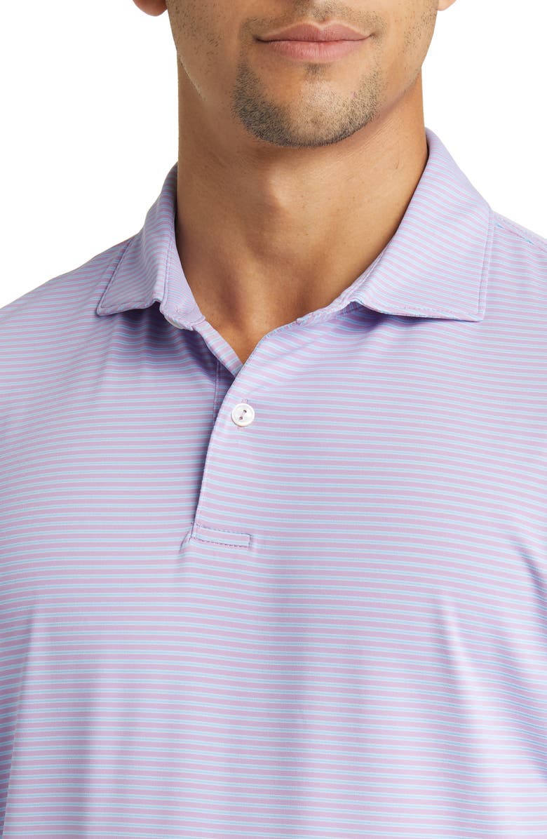 Peter Millar Ambrose Stripe Performance Golf Polo, Alternate, color, 