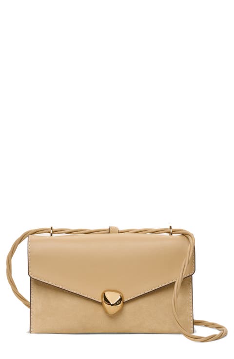 Renee Convertible Leather Crossbody Bag