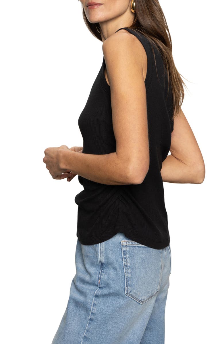 Sanctuary Ruched Rib Tank, Alternate, color, 