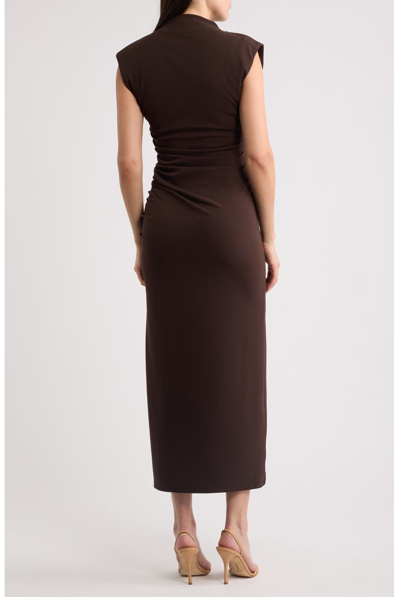 Robin Midi Dress, Alternate, color, BROWN