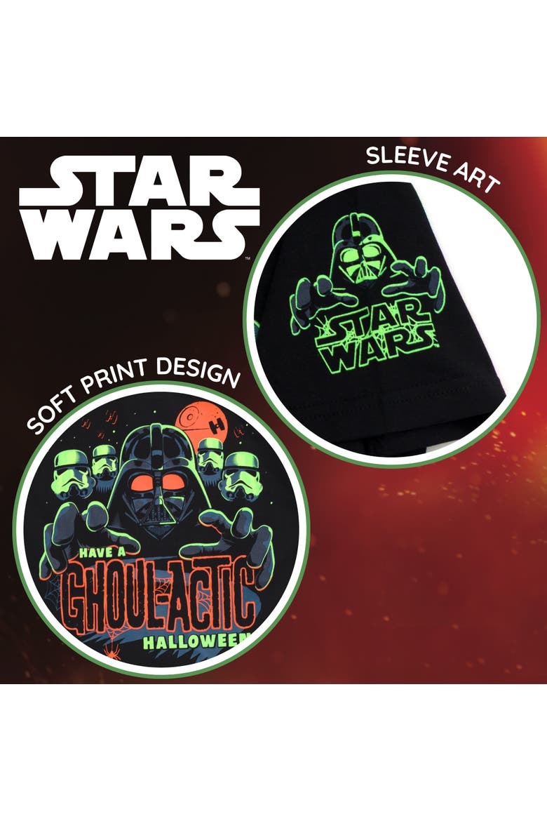 Holiday T-Shirt, Alternate, color, Vader Black