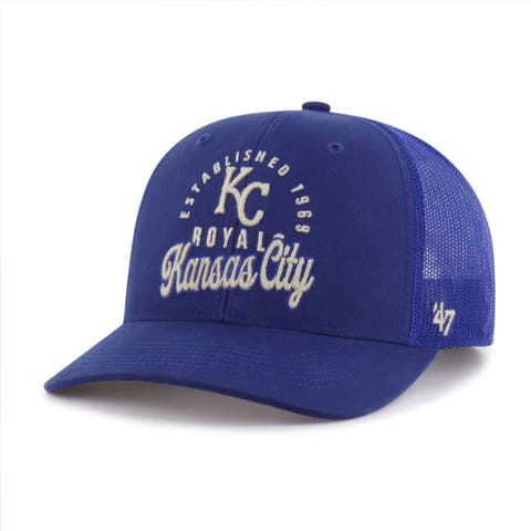 Men's '47 Royal Kansas City Royals Pitstop Trucker Adjustable Hat