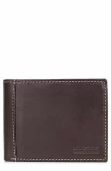 BUXTON RFID Convertible Leather Thinfold Wallet