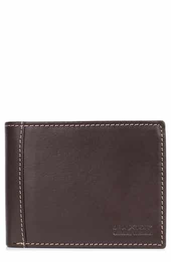 BUXTON RFID Convertible Leather Thinfold Wallet