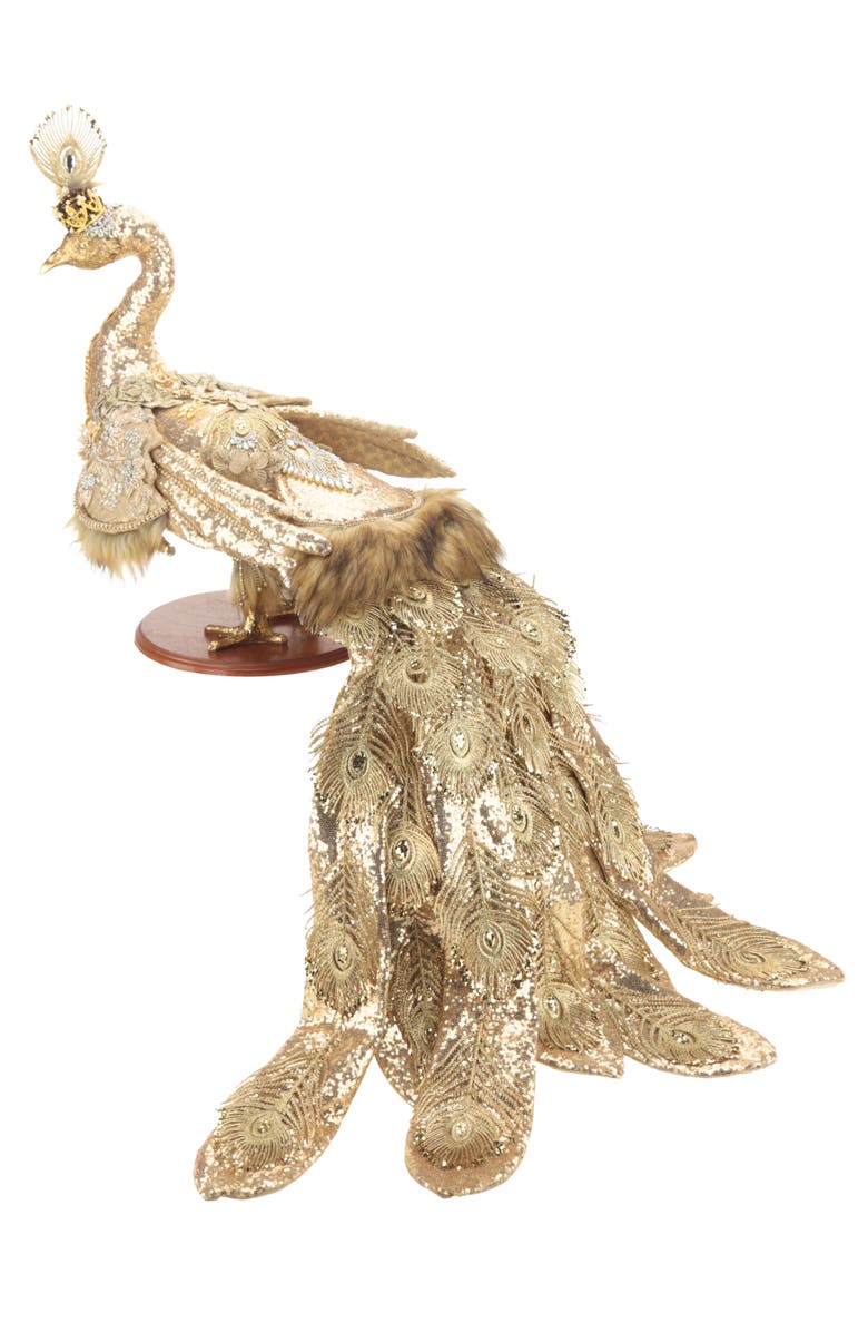 Mark Roberts Gold Peacock, Main, color, Gold