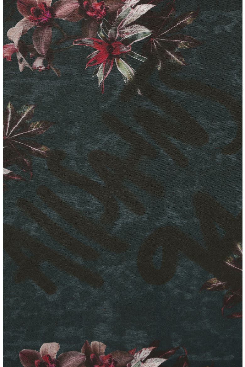 Evia Adena Silk Bandana, Alternate, color, BLUE