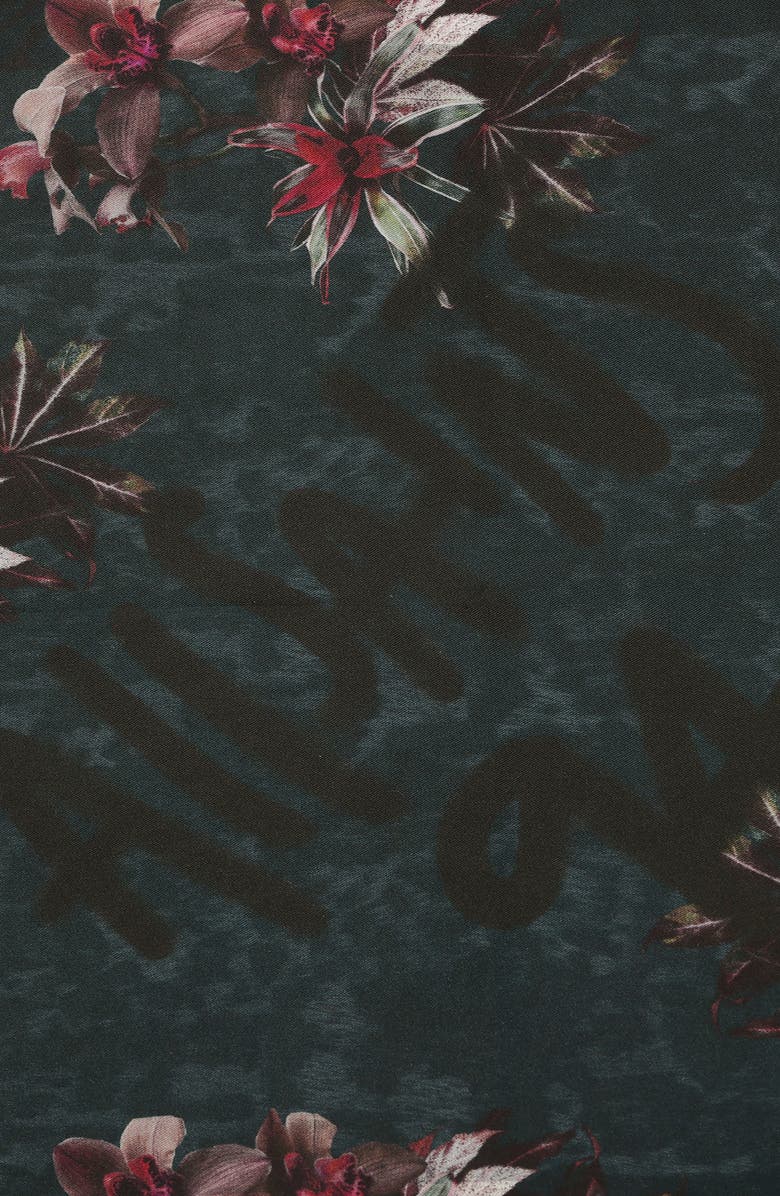 AllSaints Evia Adena Silk Bandana, Alternate, color, Blue