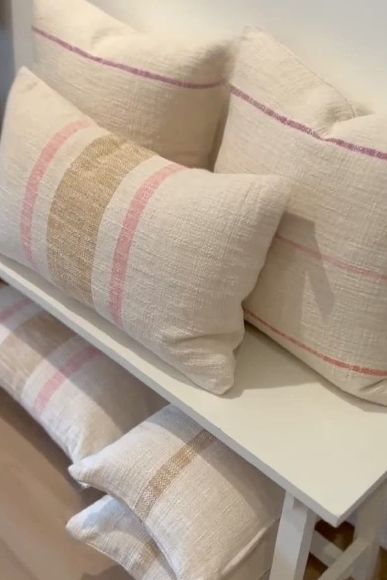 Allie Lumbar Pillow Cover, Alternate, color, Dune