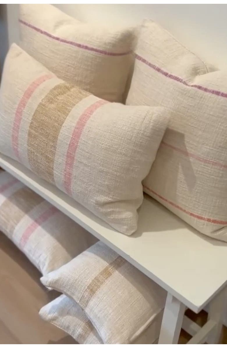 Pillowpia Allie Lumbar Pillow Cover, Alternate, color, Dune