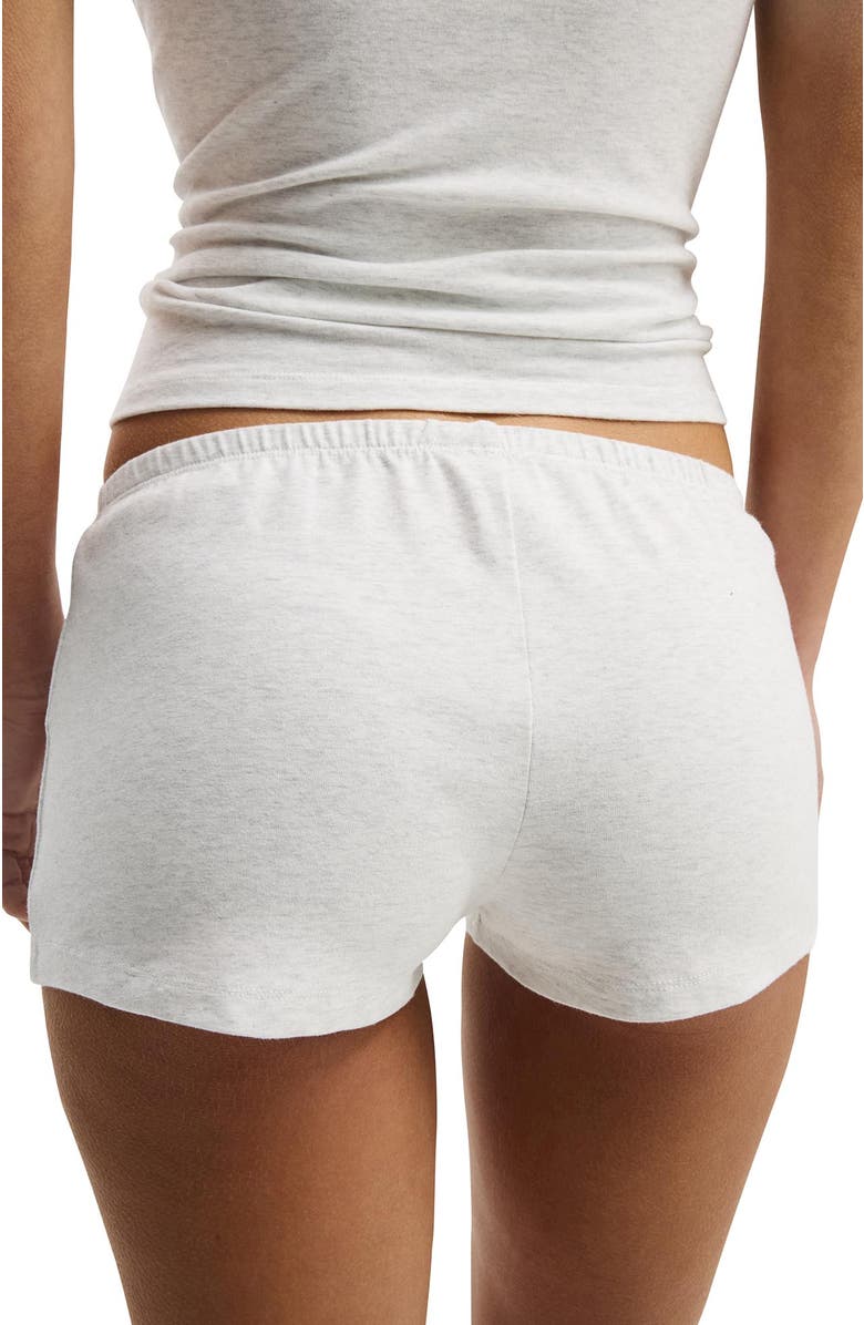 COTTON ON BODY Women's Dreamy Soft Micro Short, Alternate, color, Light Grey Marle