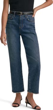 Favorite Daughter The Otto Super High Waist Ankle Boyfriend Jeans