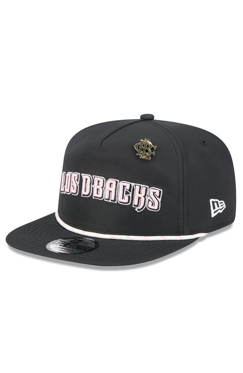 New Era Men's New Era  Black Arizona Diamondbacks 2025 Big League Chew Golfer Snapback Hat, Main, color, Black