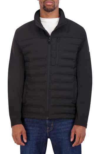 Nautica Water Resistant Hybrid Tech Softshell Jacket