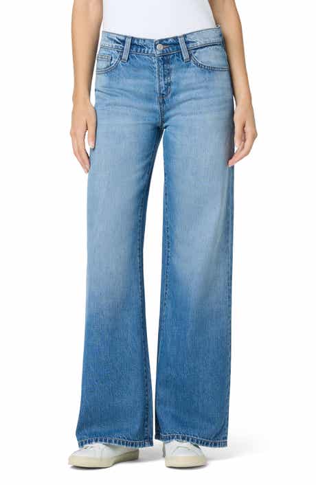 Joe's Low Rise Wide Leg Jeans