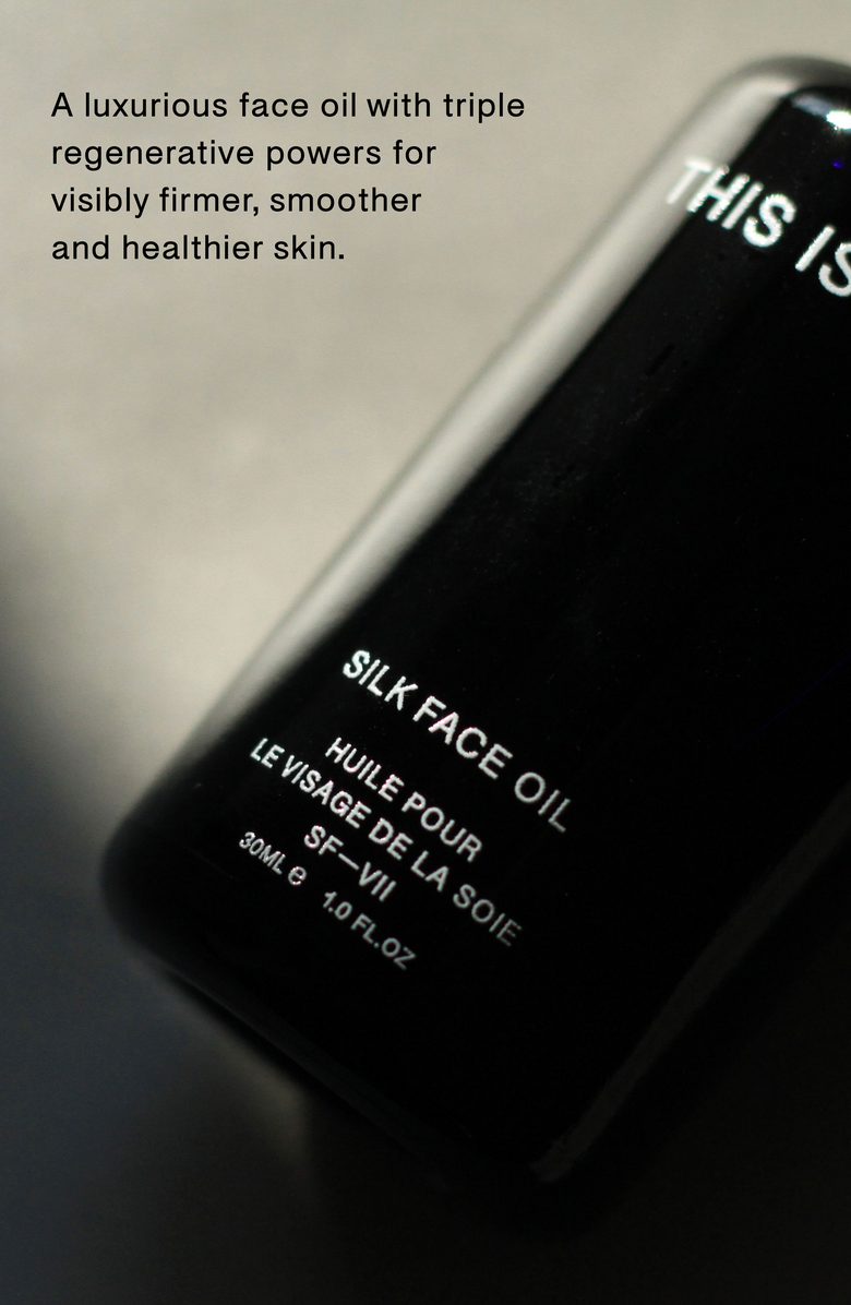 ThisIsSilk Silk Face Oil, Alternate, color, Black