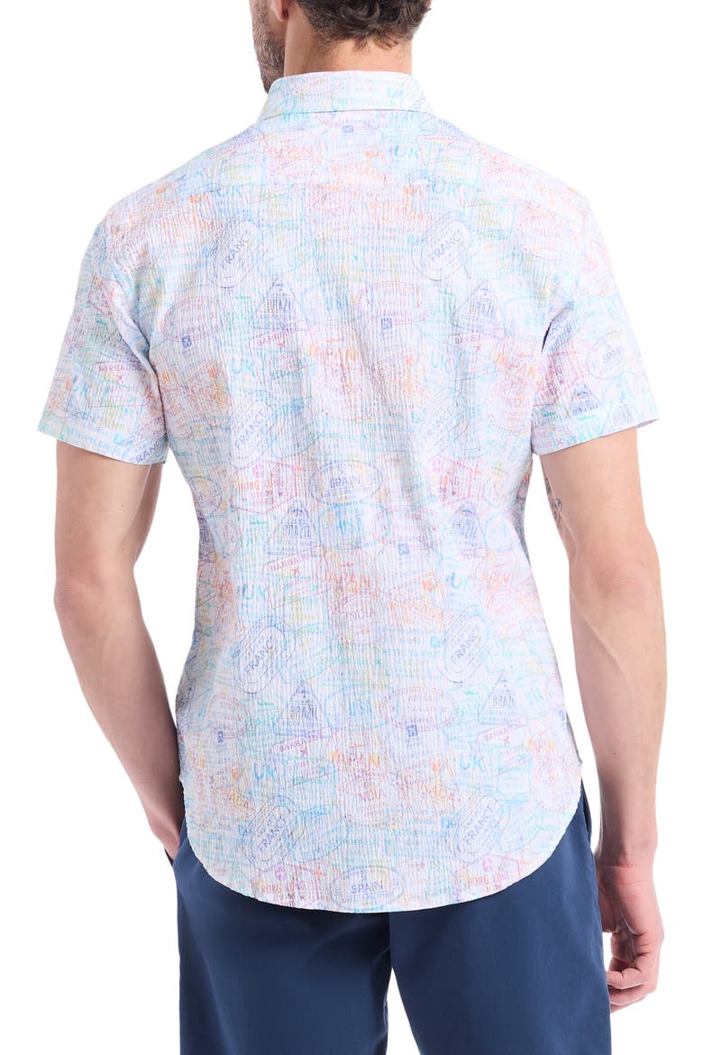Passport 2 Cotton Seersucker Shirt, Alternate, color, MULTI