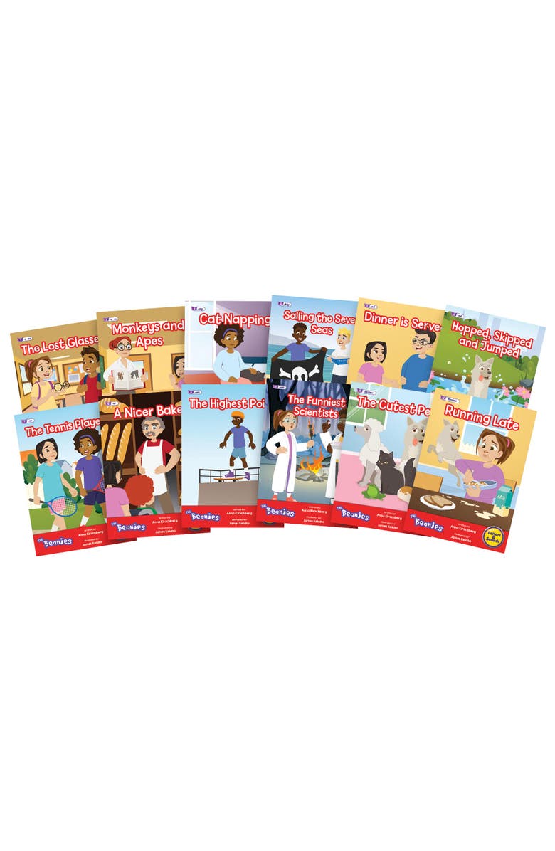 Beanstalk Books The Beanies Hilo Diversity Decodables Phase 6 Set 2 W/ 12 Books, Main, color, Multicolored