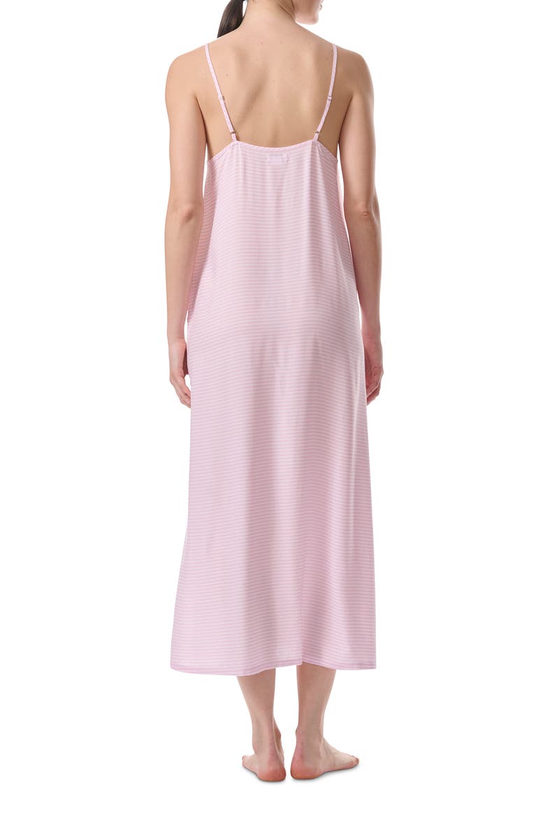 Print Maxi Chemise, Alternate, color, PINK FEEDER STRIPE