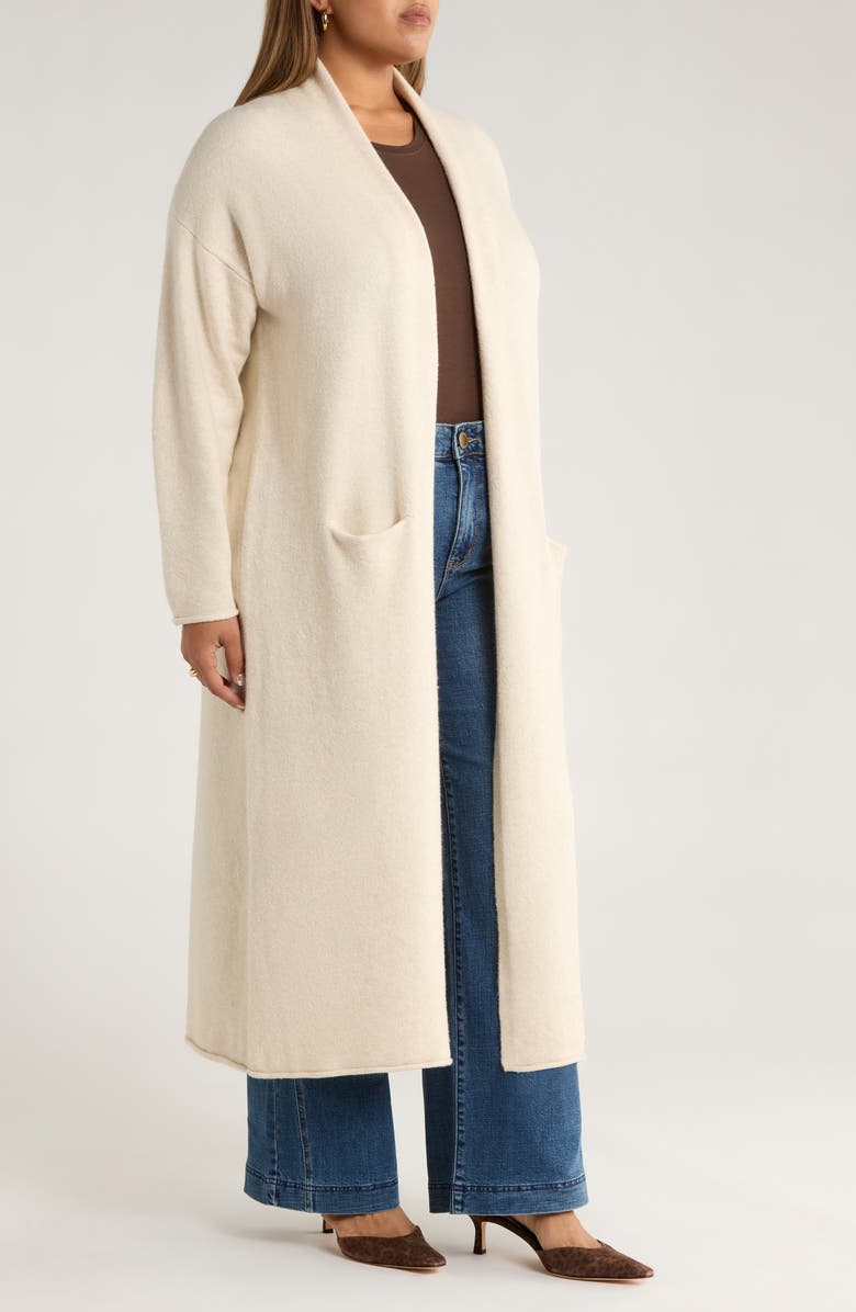 Treasure & Bond Cotton Blend Duster, Alternate, color, Beige Oatmeal Light Heather